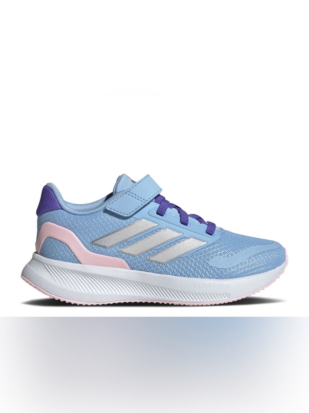 Adidas Girls Runfalcon 5 Light Blue Sneakers Size 13